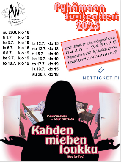 Kahden miehen loukku -juliste (Teemu Sjöblom)